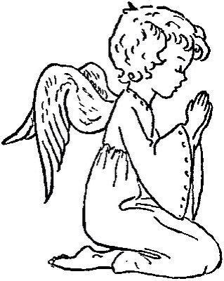trust angel coloring pages coloring pages  kids angel images