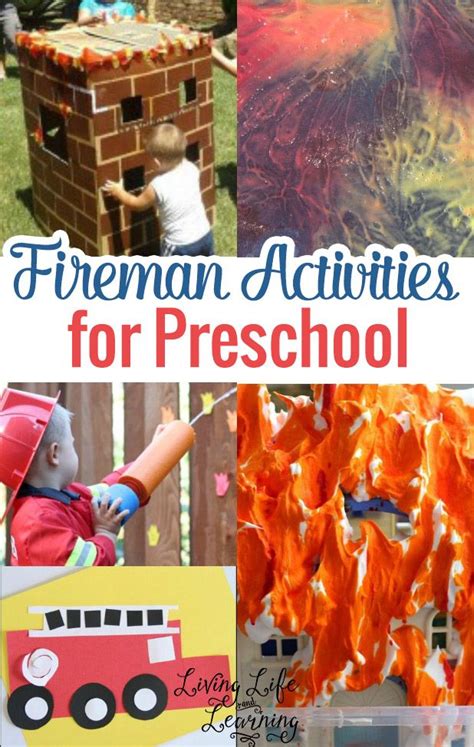 fireman activities  preschool eyfs activities fire safety