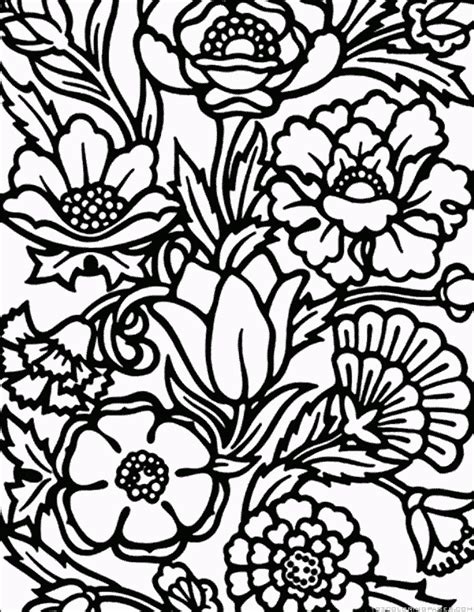 flower coloring pages part