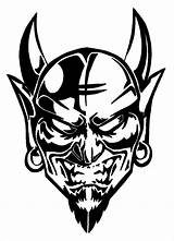 Stencil Template Devil Printable Templates Halloween Tattoo Stencils Logo Demon Drawings Drawing Designs Graffiti Sketches Evil Skull Print Heart Tattoos sketch template