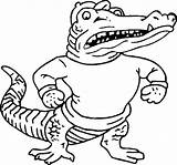Gators Gator Clipart Alligator Sketchite Printablecolouringpages sketch template