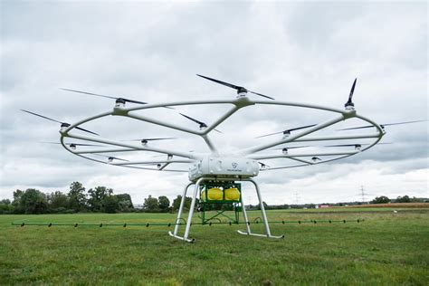 volocopter builds  giant crop spraying drone  john deere