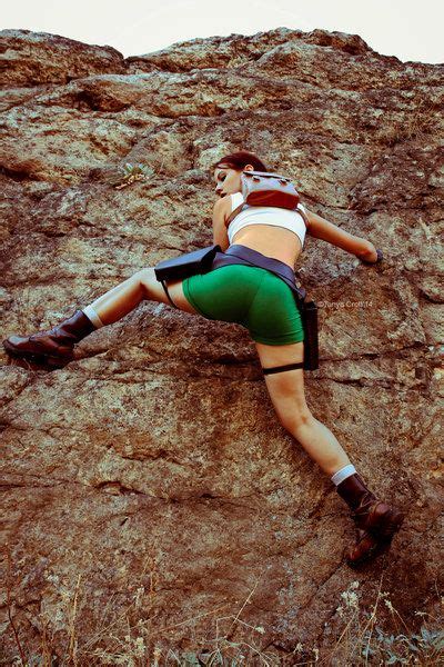 lara croft scaling cliff face lara croft sexy cosplay sorted by position luscious