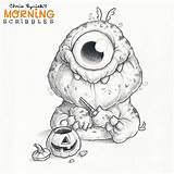 Chris Ryniak Morning Scribbles Monster Drawings Monsters Drawing Cute Animal Cartoon Visit Become Creating Friendly Ceramic Choose Board Patron Today sketch template