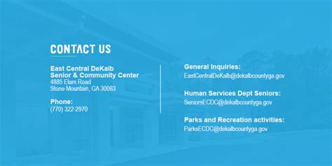 east central dekalb community and senior center dekalb county ga