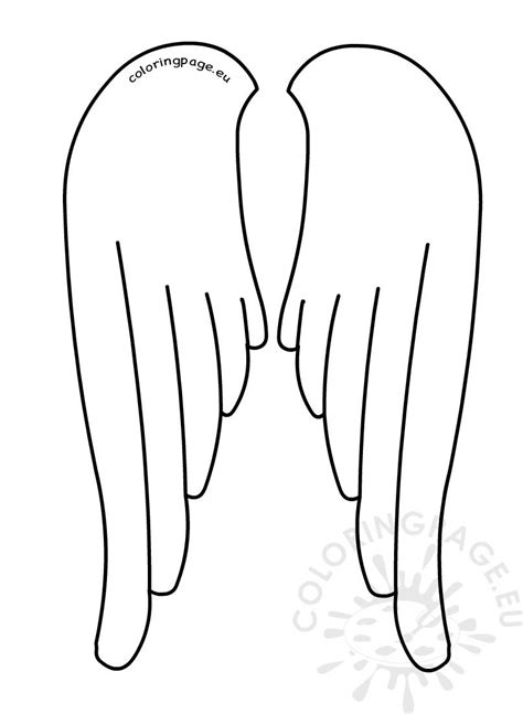 images  wings template printable angel wing templates