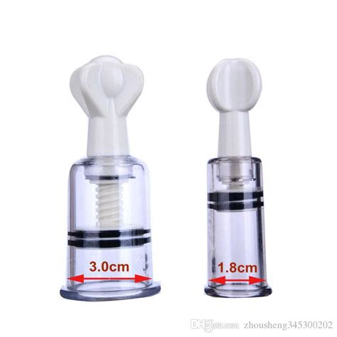 2 Size Manual Twist Up Nipples Clitoris Vacuum Suction Cup