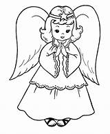 Guardian Angel Coloring Pages Color Getcolorings sketch template