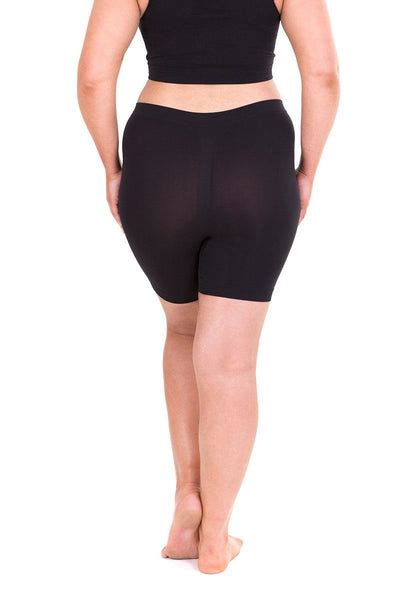 Plus Size Anti Chafing Shorts Black Size 10 To 28 Sonsee Woman