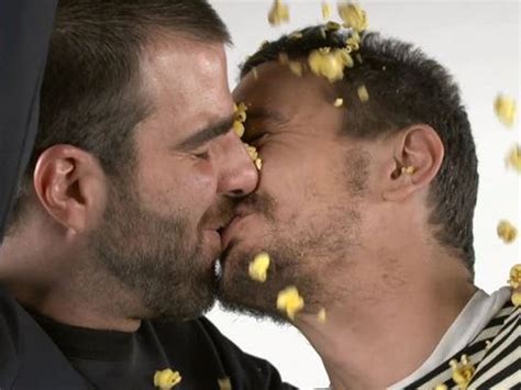 james franco and zachary quinto stage promotional gay kiss