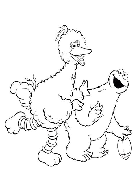 big bird coloring pages books    printable