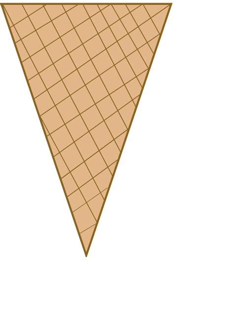 ice cream cone printables  templates printable