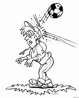 Coloring Voetbal Kleurplaat Kleurplaten Hoofd Bal Tegen Neymar Soccer Scheidsrechter Americain Auu Coloriages Fussball Animaatjes Animes sketch template