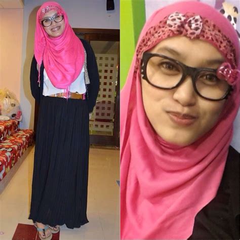 pin  waweng nanong  hijab pink hijab hijab fashion