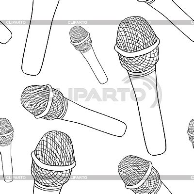 microphone stock   vektor eps clipart cliparto
