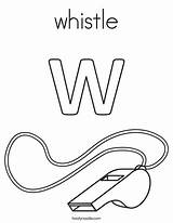 Coloring Whistle Print Ll Twistynoodle Favorites Login Add sketch template