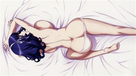 panties ecchi ass beds blue hair seikon no qwaser anime big boobs tomo yamanobe anime girls