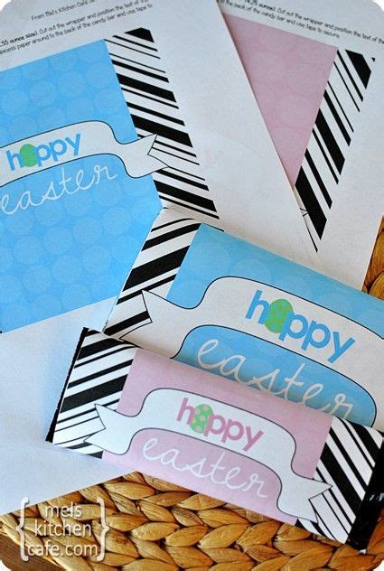 easter candy bar wrappers  printables easter candy candy bar