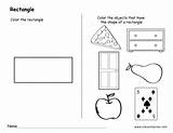 Rectangles Printable Cleverlearner sketch template