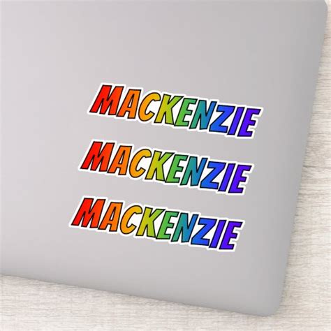 mackenzie  fun rainbow coloring sticker zazzlecom