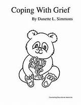 Grief Pages Coloring Template sketch template