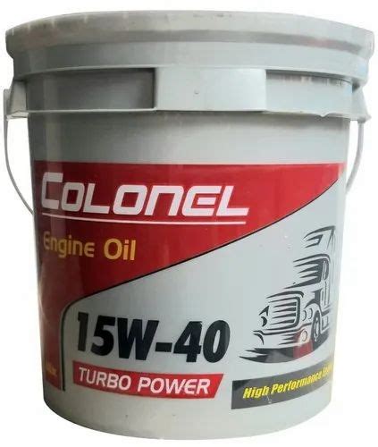 truck synthetic technology colonel   turbo power engine oil  rs bucket  indore