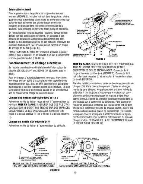 fonctionnement  cablage electrique ramsey winch rep   user manual page