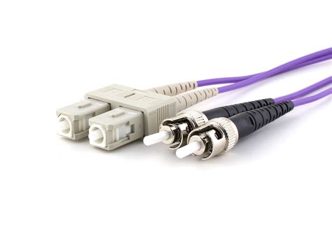 30m Multimode Duplex Om4 Fiber Optic Patch Cable 50 125