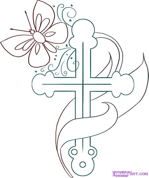 christian cross coloring pages image search results