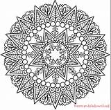 Mandalas Mandala Sonne Ausmalen Sheets Dover Zentangles Tweet Doverpublications sketch template
