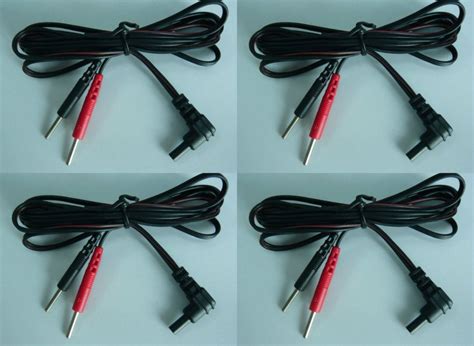 4 tens unit lead wires with pin connectors 45 4 ea
