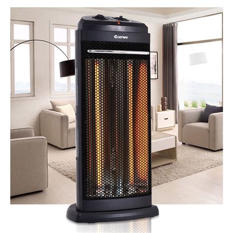 goplus infrared electric quartz heater living room space heating