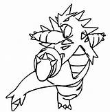 Tyranitar Despotar Colorare Disegni Malvorlagen Pokémon Ausmalen sketch template