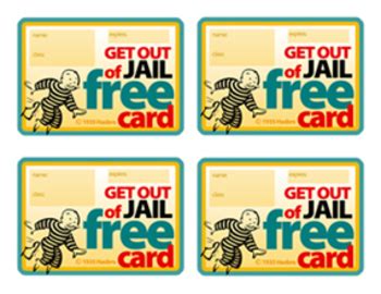 printable    jail  card template