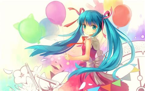 Hatsune Miku Vocaloid Anime Girl Music Megurine