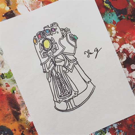avengers infinity gauntlet coloring pages