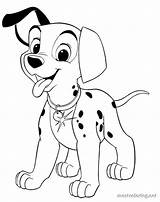 101 Coloring Dalmatian Pages Dalmation Svg Dalmatians Printable Dogs Dog Puppies Disney Cartoon Puppy Color Sheets Choose Board Print Year sketch template