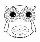Coloring Pages Cute Owls Comments sketch template