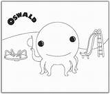 Oswald Octopus Pieuvre Coloriages sketch template