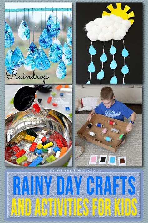 rainy day crafts activities  kids fun  parents