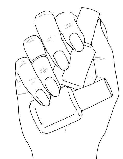 coloring pages  fingernails   gmbarco