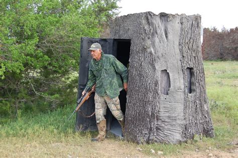 nature blinds imitate  tree stump stump unsuspecting game animals outdoorhub