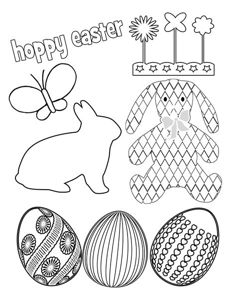 party simplicity  easter printables kids coloring pages