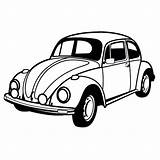 Coloring Pages Car Vw Bug Beetle Old Rod Hot Cars Clipart Classic Volkswagen Muscle Vintage Drawing Color Print Printable Getdrawings sketch template