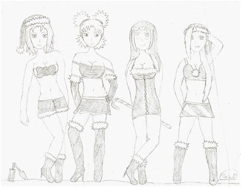 Sexy Naruto Girls By Ying Tao On Deviantart