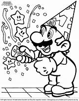 Mario Coloring Super Brothers Colouring Pages Sheet Library sketch template