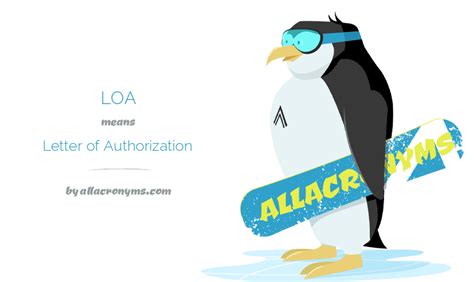 loa letter  authorization