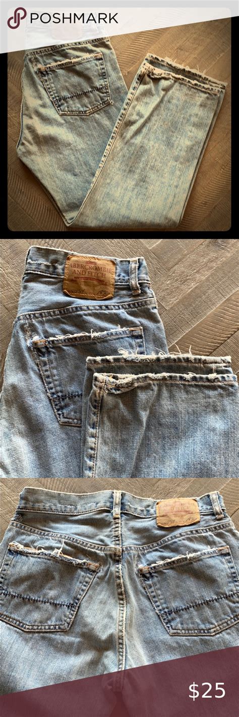 Vintage Abercrombie Andfitch Distressed Jeans 30x30 In 2020 Distressed