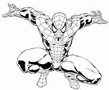 Spiderman Ragno Cartoni Animati sketch template