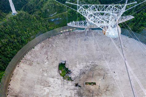 arecibo observatory telescope collapse